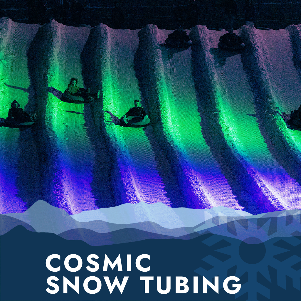 Cosmic Snow Tubing
